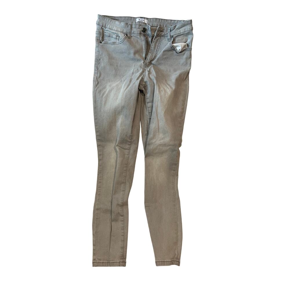 Bleu Slim Fit Gray Jeans Woman Size 8